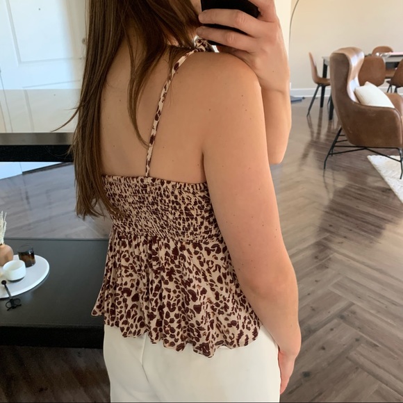 Cheetah Print Cotton Candy LA tank top - Picture 3 of 6